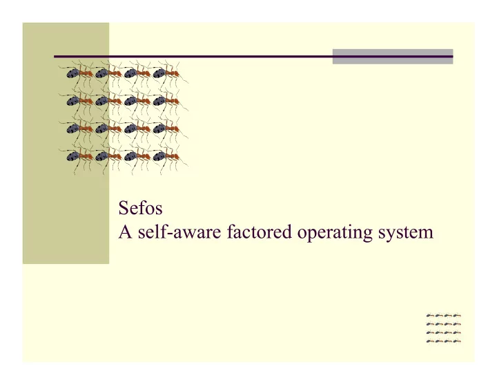 sefos