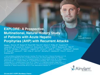 of Patients with Acute Hepatic  Colin  Living with Porphyria  Porphyrias (AHP) with Recurrent