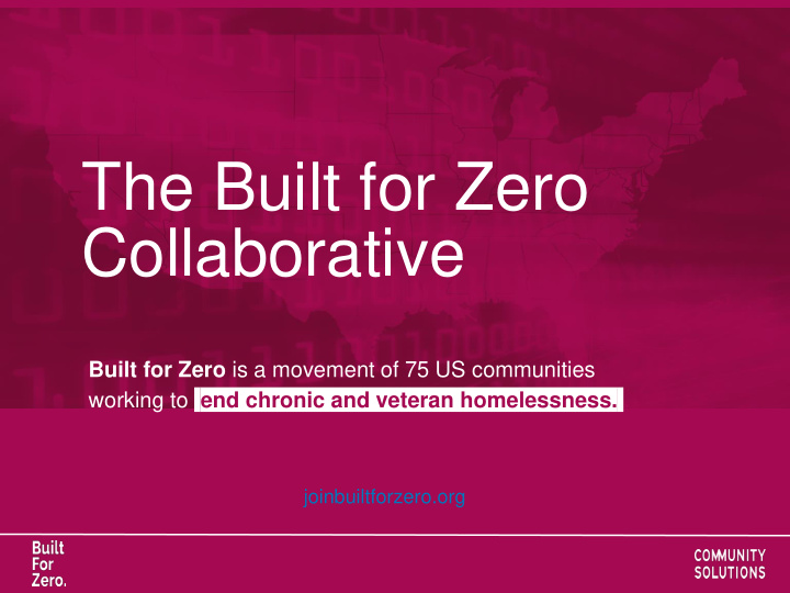 the built for zero collaborative