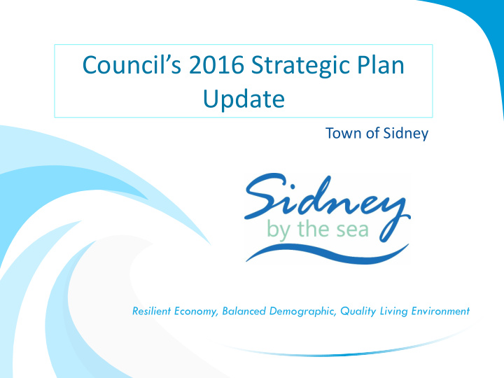 council s 2016 strategic plan update