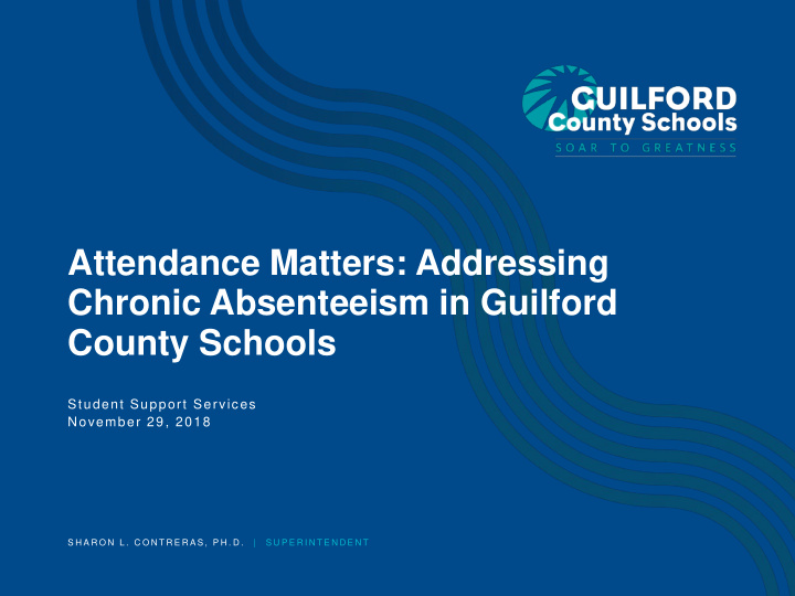attendance matters addressing chronic absenteeism in