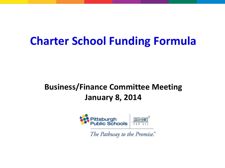 charter school funding formula