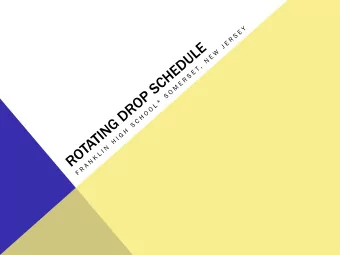 WHY IS FHS LOOKING TO MAKE A  SCHEDULE CHANGE?  Op  Oppor  ortun  tunity  ity  Aca  cade  demic