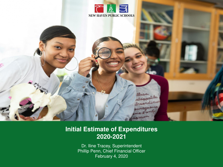 initial estimate of expenditures 2020 2021