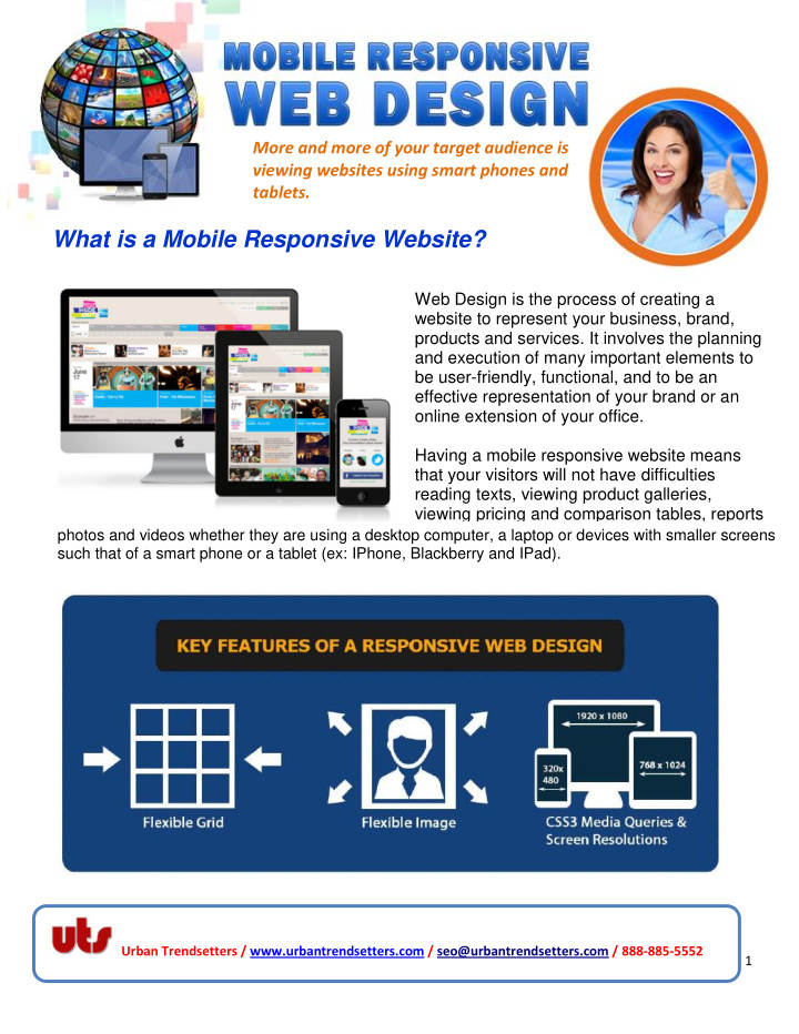 what is a mobile responsive website