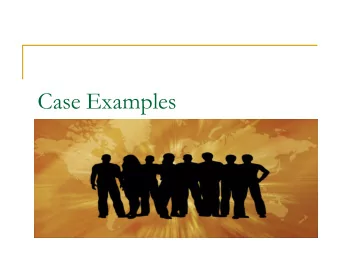 Case Examples  Julie Cross  Health &amp; Disability Policy Consultant  Age 41  Automatically