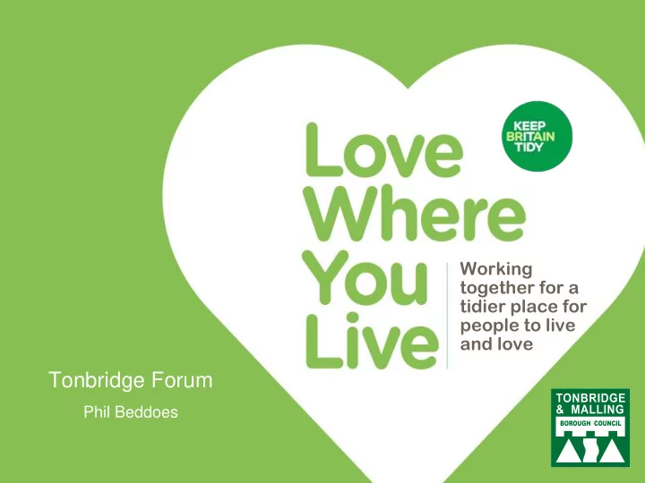 tonbridge forum