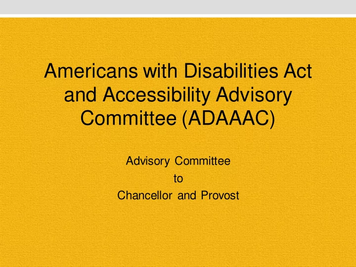 committee adaaac