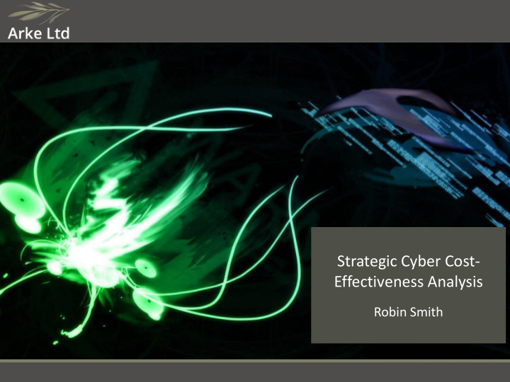 strategic cyber cost effectiveness analysis
