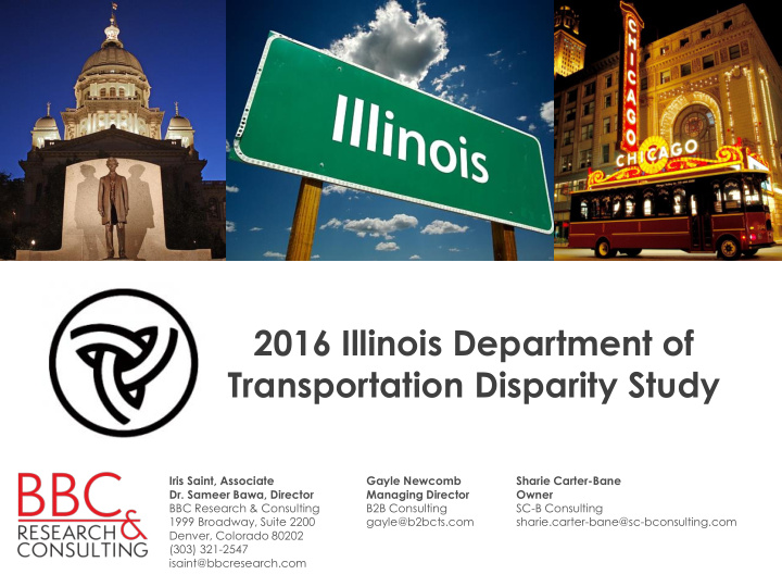 transportation disparity study