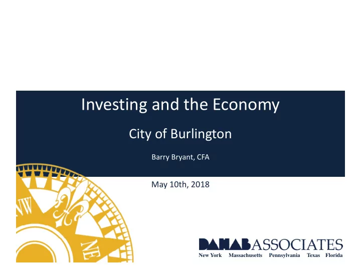 investing and the economy