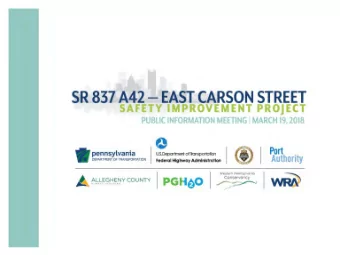 Agenda  Welcome and Introductions  Project Overview  Project Improvements  Other