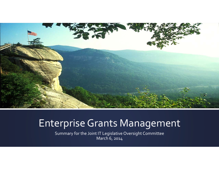 enterprise grants management