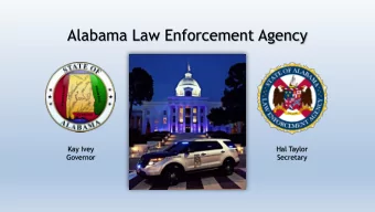Alabama Law Enforcement Agency  Kay Ivey  Hal Taylor  Governor  Secretary  Primary Funding Needs