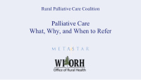palliative care what why and when to refer what is