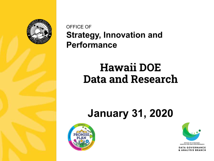 hawaii doe data and research january 31 2020