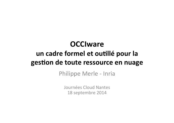 occiware
