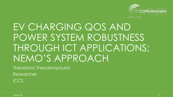 ev charging qos and power system robustness through ict