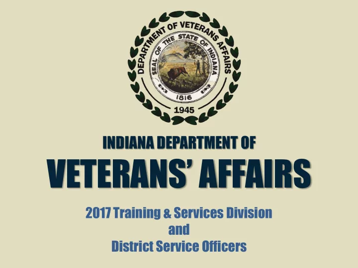 veterans affairs