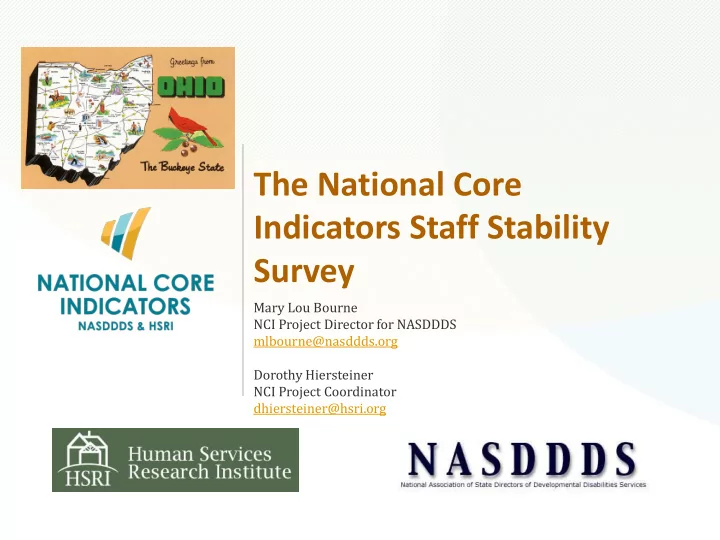 indicators staff stability