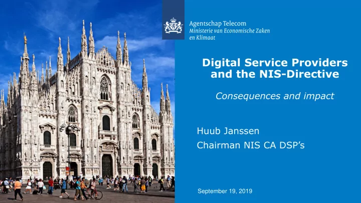 digital service providers and the nis directive