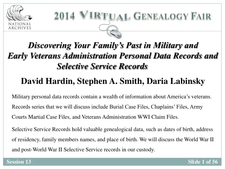 discovering your family s past in military and early