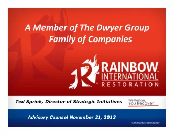 A  Member  of  The  Dwyer  Group       Family  of  Companies