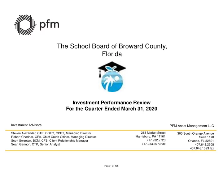 the school board of broward county florida