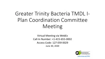 Meeting  Virtual Meeting via WebEx  Call-In Number: +1-415-655-0002  Access Code: 127 059 0029