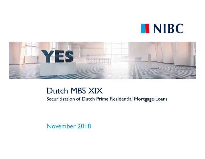 dutch mbs xix