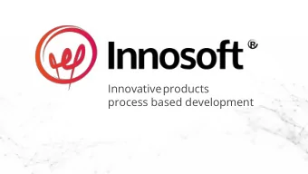 Innovative products  process based development  Innosoft Expertise  Software development according