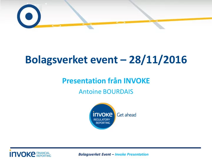 bolagsverket event 28 11 2016