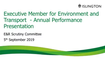 Presentation  E&amp;R Scrutiny Committee 5 th September 2019  Fuel Poverty  Cutting energy costs