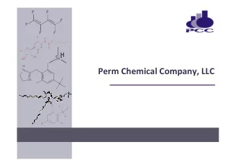 Perm Chemical Company, LLC  Our awards  The Ministry of the Industry and Trade of the  Russian