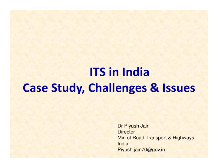 its in india case study challenges issues