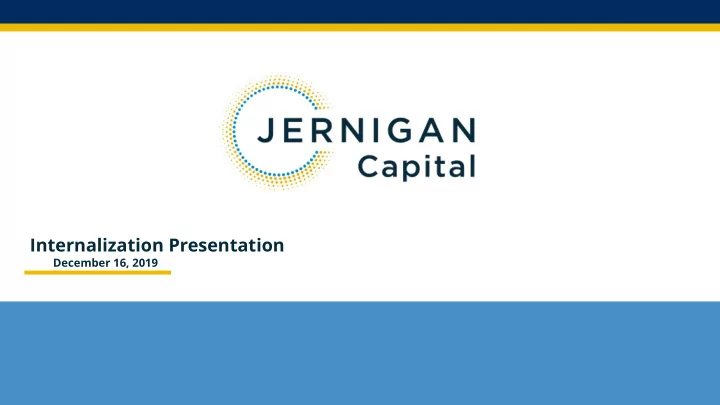 internalization presentation