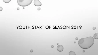 YOUTH START OF SEASON 2019  To encourage fun safe friendly sailing at our club.    Our Mission