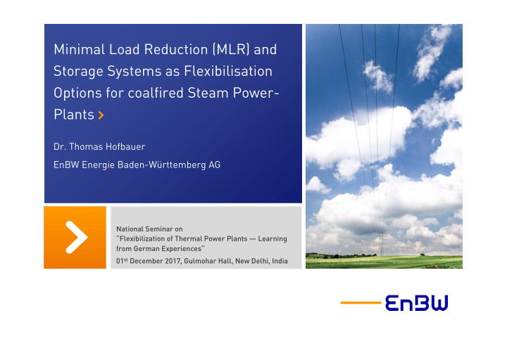 minimal load reduction mlr and storage systems as