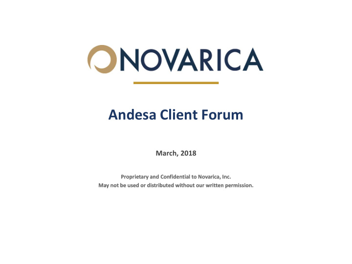 andesa client forum