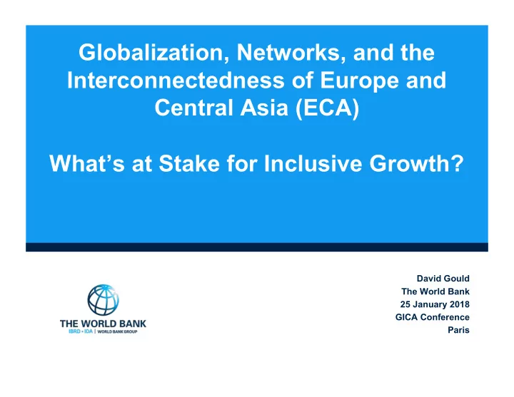 globalization networks and the interconnectedness of