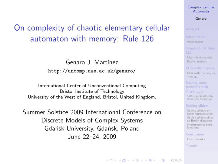 on complexity of chaotic elementary cellular