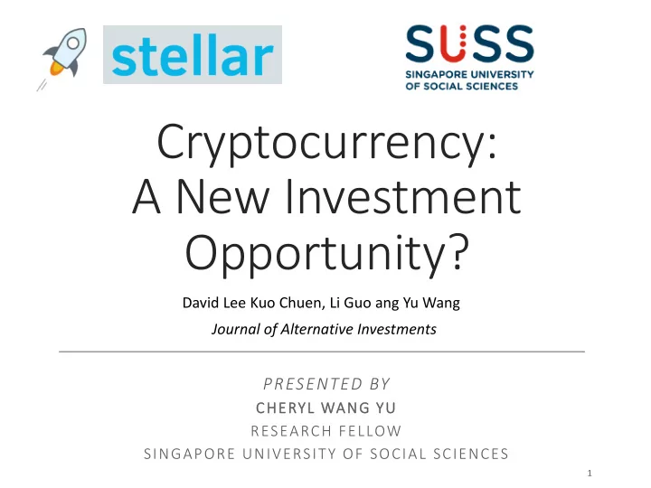 cryptocurrency