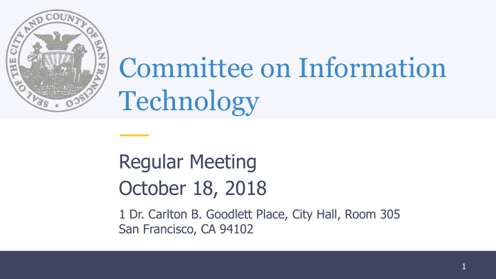 committee on information