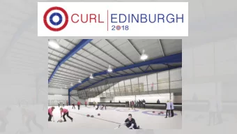 Agenda  Why are we here?  History of curling at Murrayfield  Key risks and modernisation