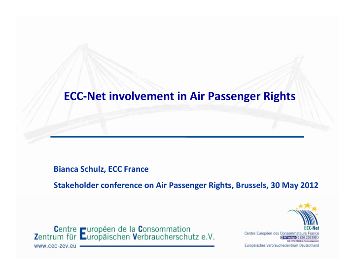 ecc net involvement in air passenger rights
