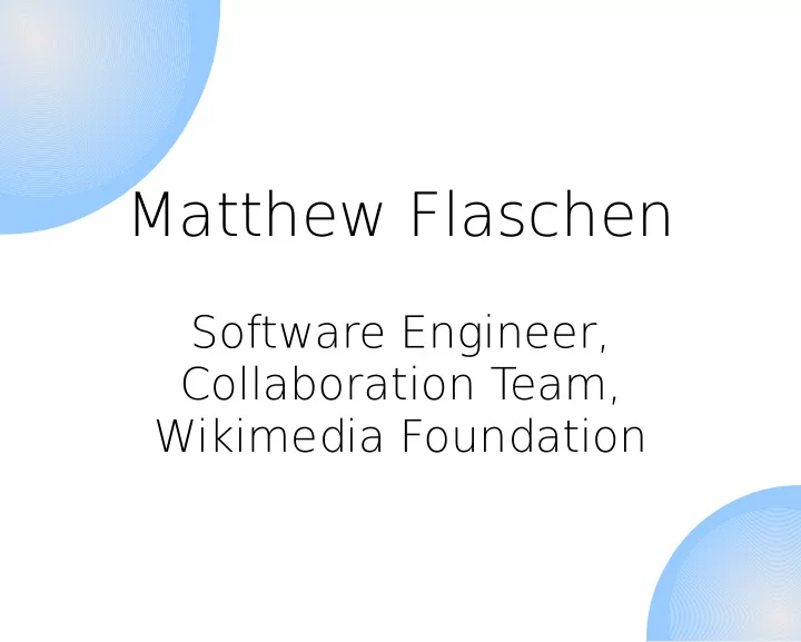 matthew flaschen