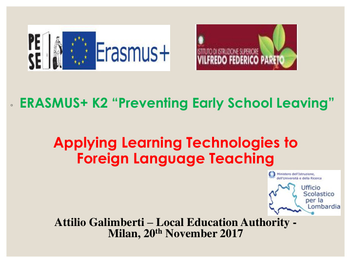applying learning technologies to