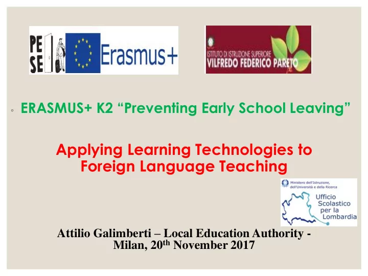 applying learning technologies to