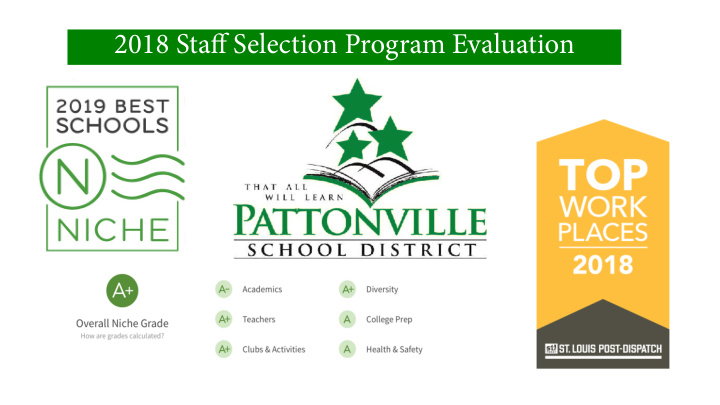 2018 stafg selection program evaluation goal 1 recruit