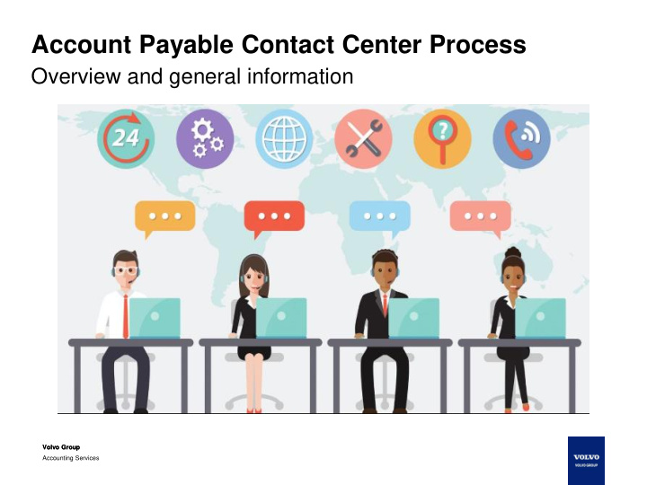 account payable contact center process
